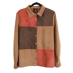 Lindor Tan Colour Block Spring Jacket